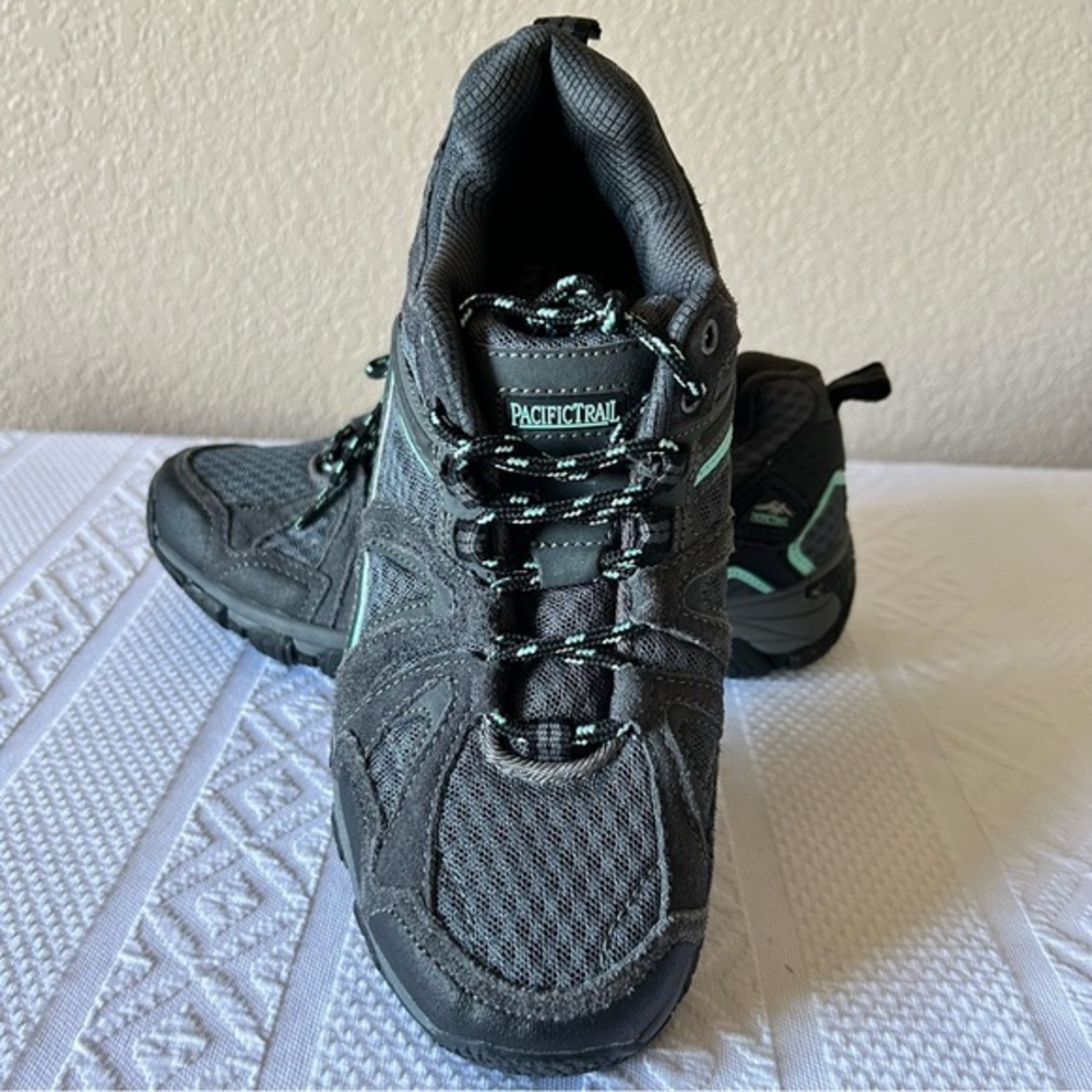 Pacific Trail Women’s‎ Canyon Leather and Mesh Hiking Sneakers Shoes Size 9D
